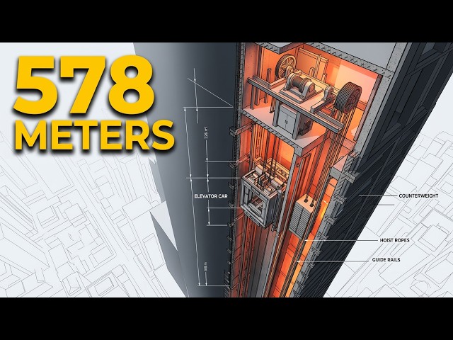 How an Elevator Works — 578 Metres on Friction Alone