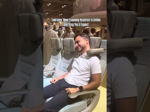 Emirates’ New Economy Headrest Is Unlike Anything You’d Expect