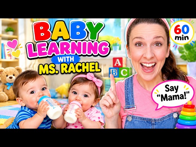 Baby Learning With Ms Rachel - First Words, Songs and Nursery Rhymes for Babies - Toddler Videos