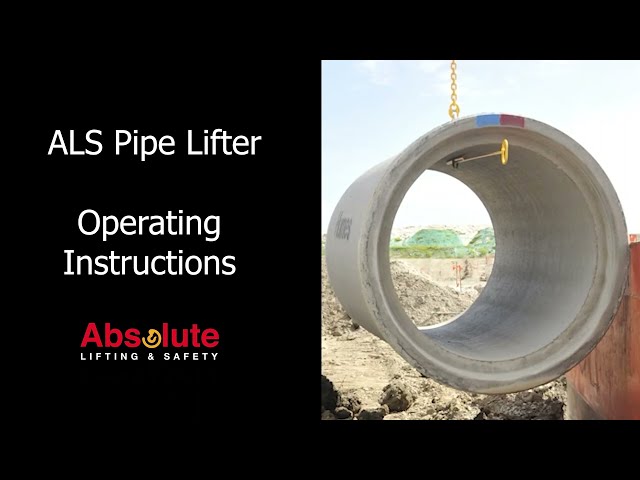 ALS Pipe Lifter - Operating Instructions