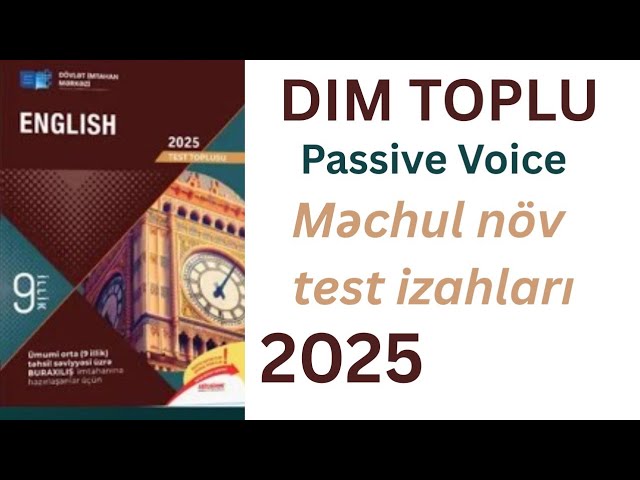 english 9th grade graduation exam preparation #dim#passivevoice passive voice #learnenglish 