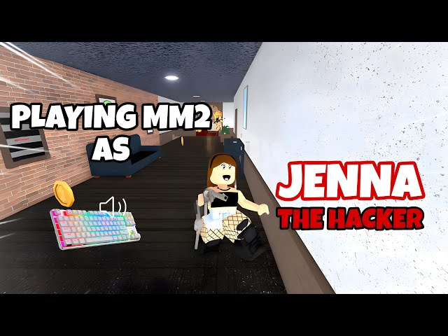 JENNA THE HACKER DESTROYS TEAMERS IN MM2 + GAMEPLAY