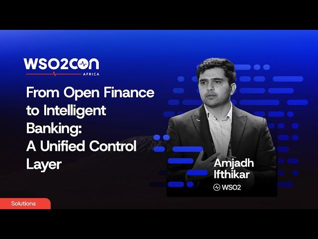 From Open Finance to Intelligent Banking A Unified Control Layer
