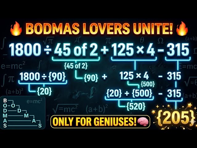 Math Made Easy with BODMAS: Simplify Your Calculations!