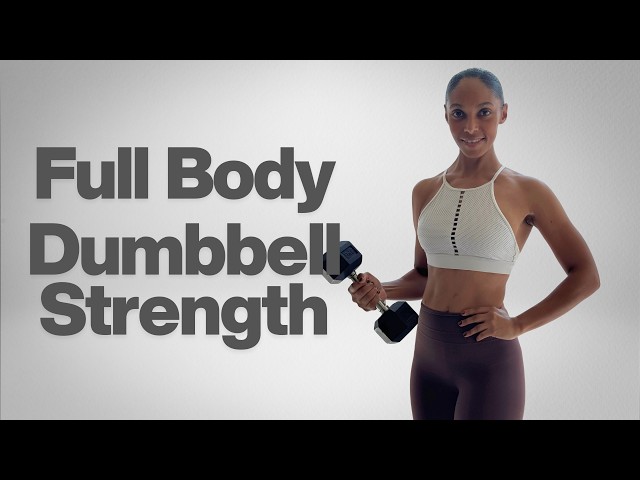 20 min Full Body Dumbbell Strength Workout | Build Muscle & Get Toned 🔥