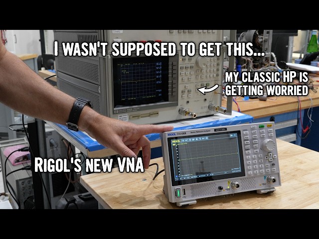 I got a new 8.5GHz Rigol VNA by accident. Let's play with it and some Apollo hardware.