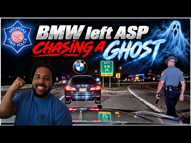 Perfect Chase | BMW 530i w/ Paper Tags TRICKS Arkansas State Police into STOP, then GHOSTS Them!