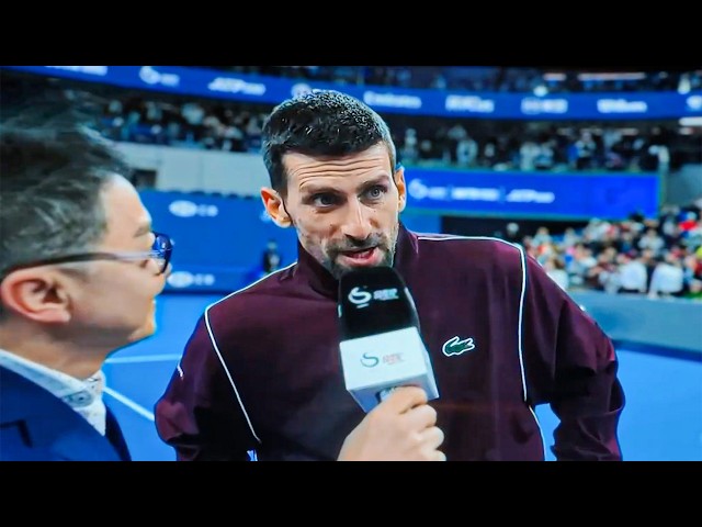 Novak Djokovic Complete On-Court Interview after Beating Zverev | Beijing 2026
