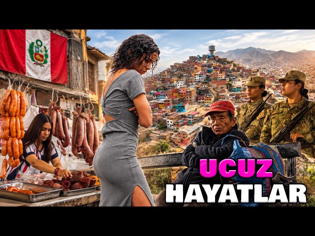 PERU, LİMA : SOKAKTA YAŞAYAN EVSİZLER, İŞÇİ KADINLAR VE AŞIRI FAKİRLİK - ÜLKE BELGESELİ