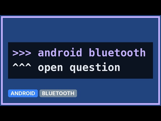 How do Bluetooth SDP and UUIDs work? (specifically for Android)?