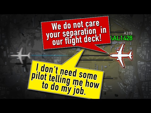 American Airlines Pilot CONFRONTS Controller Over Takeoff Separation