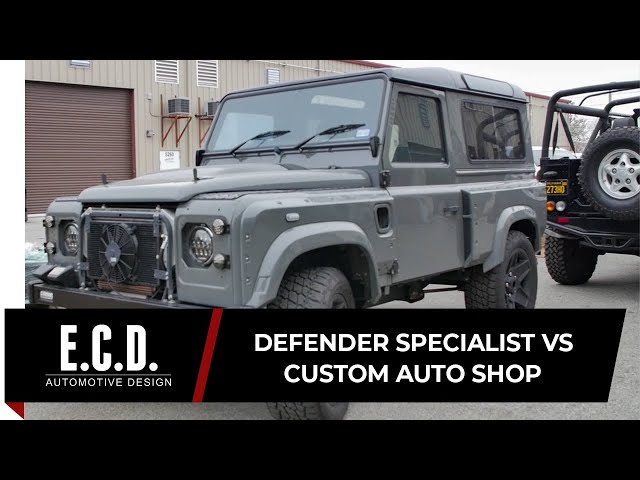 Restored Defender Specialist vs. Custo Auto Shop - Why This Matters | "Behind the Build" S2 EP16
