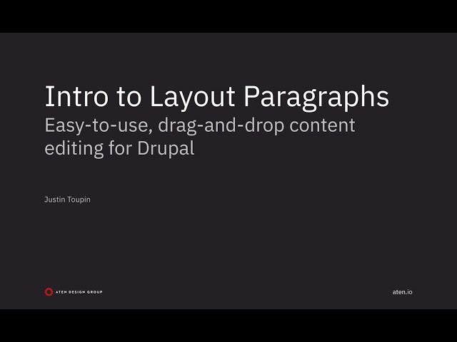 Build Highly Visual Long Form Content With Layout Paragraphs: DrupalCon Portland 2022