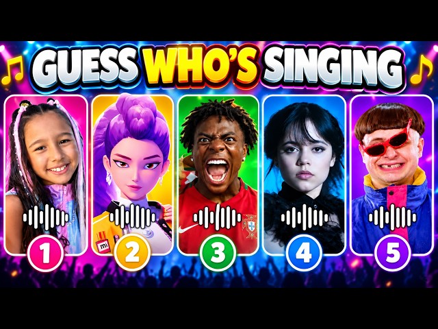 Guess The Voice🎤Singers🔥Oliver Tree, IShowSpeed, Rumi,Taylor Swift, IShowSpeed, Like Nastya, Lay Lay