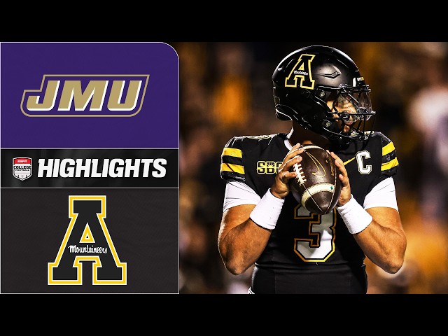 James Madison Dukes vs. App State Mountaineers | Full Game Highlights | ESPN College Football