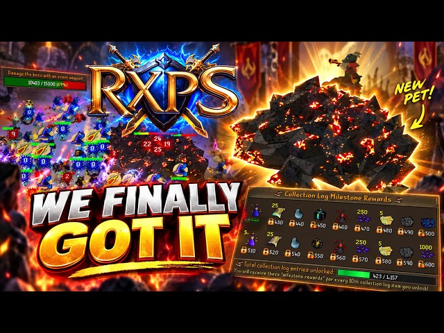 RXPS: *We Finally got this NEW INSANE Pet* Hunting Collection Logs & CRAZY Openings! +BIG G/A