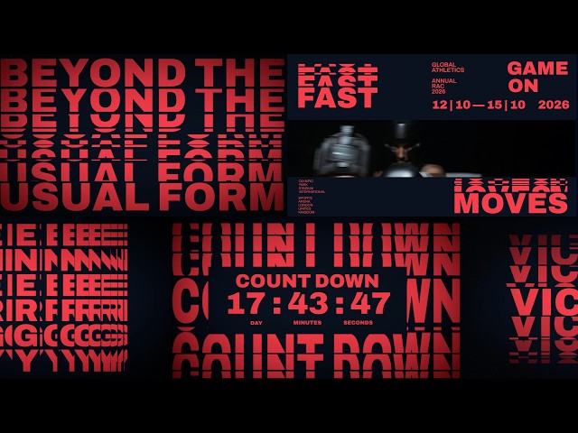 Dynamic Rolling Typography with Sliced Text