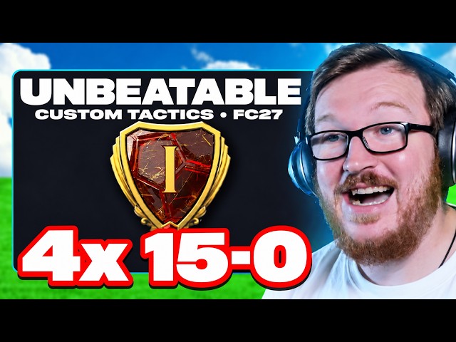MY UNBEATABLE 4x 15-0 CUSTOM TACTICS ARE THE BEST ON FC27