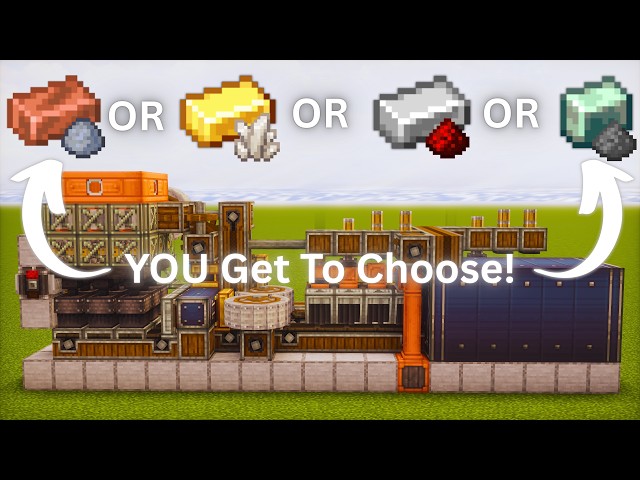 This Metal Farm Makes ALL 4 Metals But ONLY The Ones You ACTUALLY Want! | Create Mod Farm Showcase