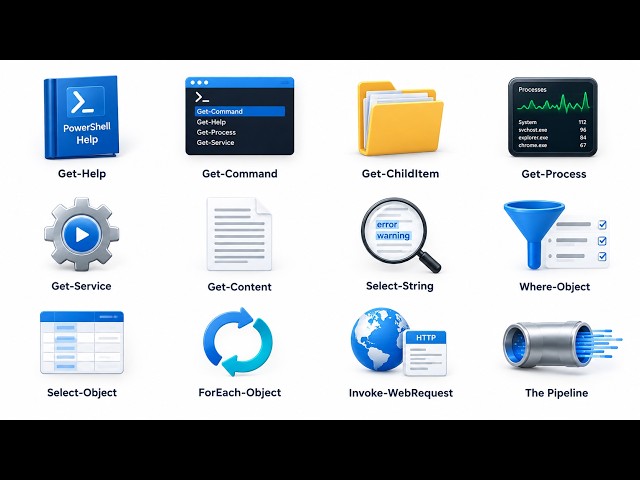 Every Major PowerShell Command Explained in 12 Minutes!