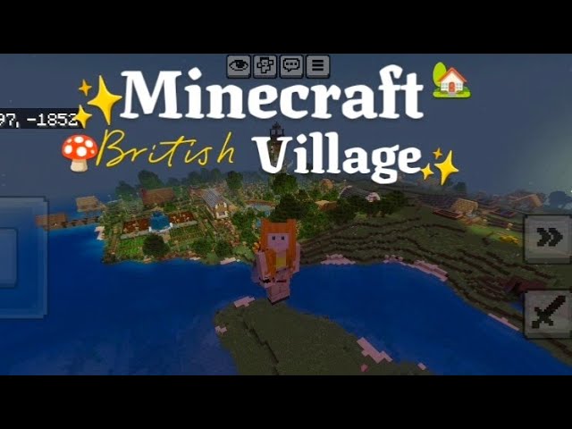 🍄Builded minecraft British village🏡 (creative mode series) ✨ - part 1