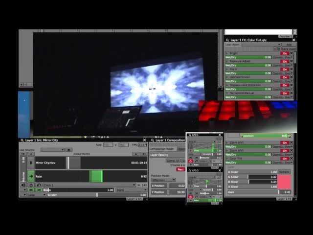 Live VDMX Visuals Demonstration (Multi-Cam)