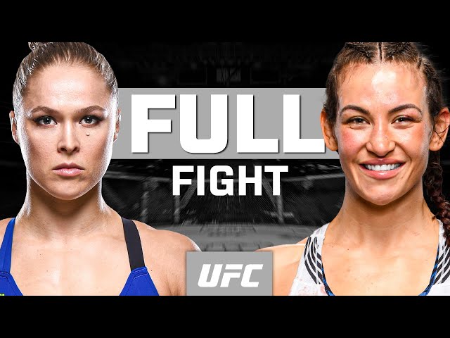 Ronda Rousey vs Miesha Tate 2 | FULL FIGHT | UFC 168