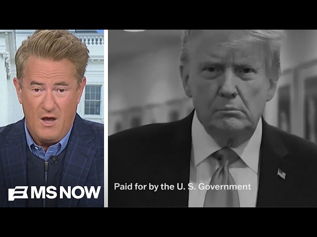 'This is BAD for America!': Joe SLAMS Trump for 'illegal' taxpayer-funded political ads