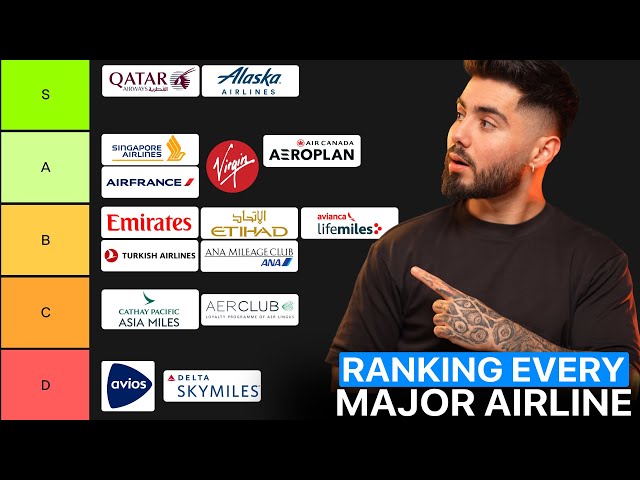 I Ranked Every Major Airline Rewards Program Tier List