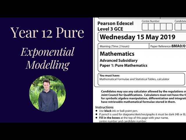 Don't forget to understand Exponential Modelling and Rates! (Edexcel A-level Maths)