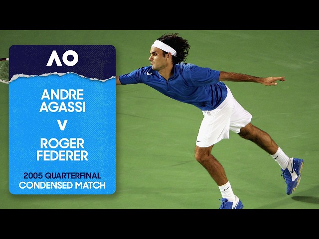 Andre Agassi v Roger Federer Condensed Match | Australian Open 2005 Quarterfinal