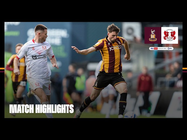 MATCH HIGHLIGHTS: Bradford City v Leyton Orient