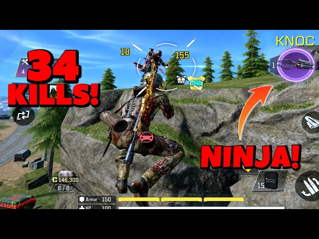 NEW 34 Kills Ninja vs Squads Full CODM BR Gameplay Call of Duty Mobile COD Mobile!