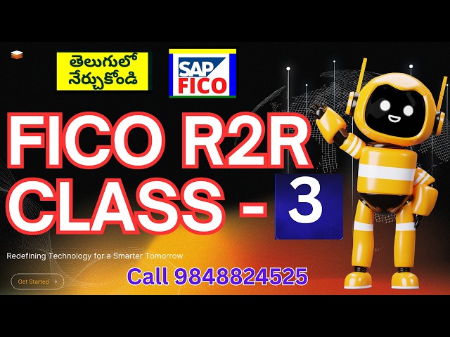 R2R NEW BATCH ALERT CLASS 3 / Record To Report in Telegu - SAP End-User Training in Telugu