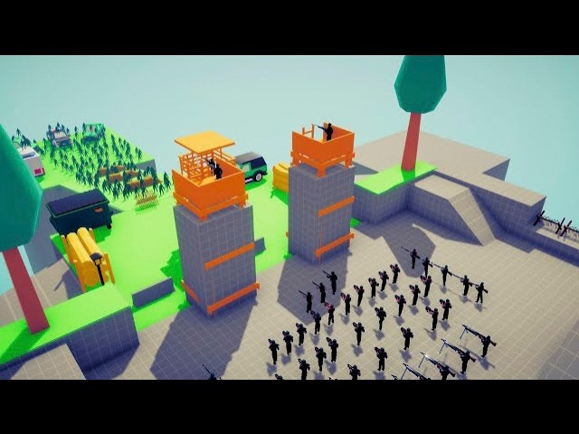 Modern Military Fights ZOMBIES In TABS (Totally Accurate Battle Simulator)