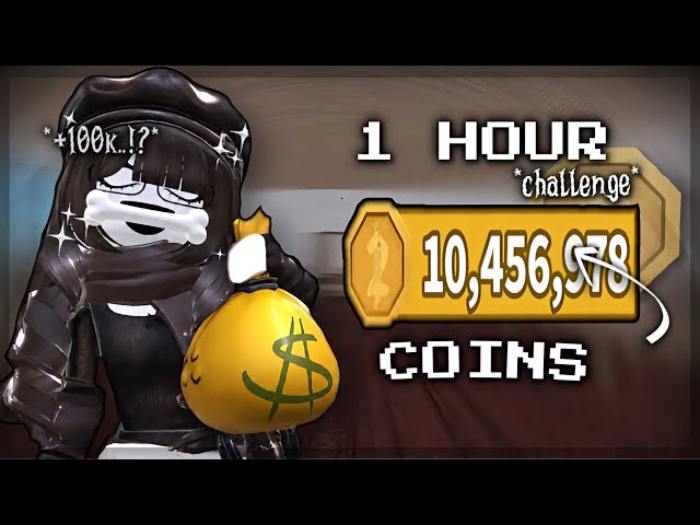 🏆•.{mm2} CHALLENG сколько МОНЕТ СОБЕРУ ЗА ЧАС..!?||🫗 *100к*
