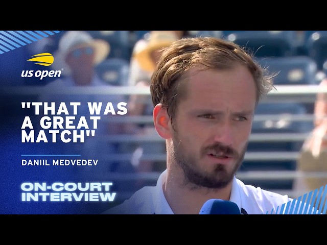 Daniil Medvedev On-Court Interview | 2026 US Open Round 3