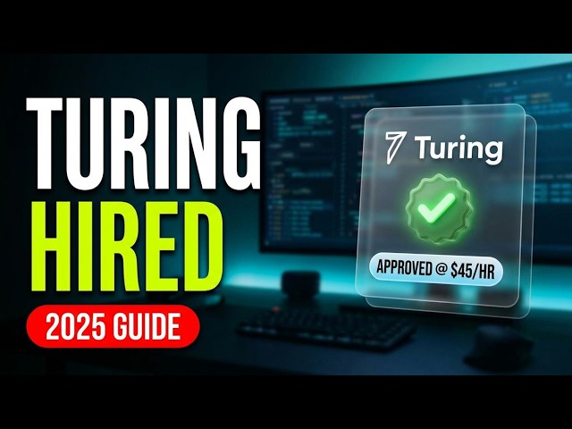 How to Get Hired at Turing (Step-by-Step Guide!) � | Land Your Dream Remote Job in 2025