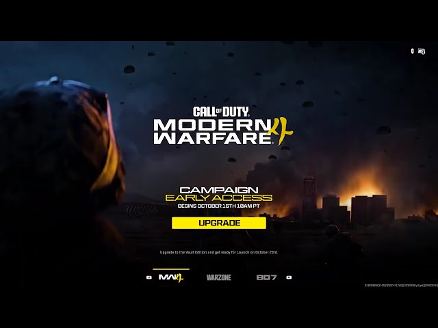 Modern Warfare 4 NEW COD HQ Start Up & Main Menu Music! (COD MW4 Campaign Early  Access Music Theme)