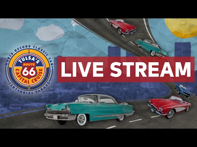 Tulsa's Route 66 Capital Cruise Guinness World Record Attempt
