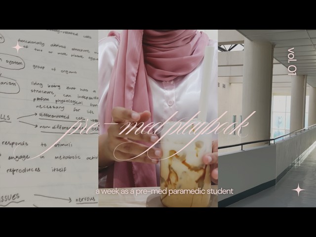 week one: paramedicine, work, & turning 22 ☆ | pre-med playbook vol. 01