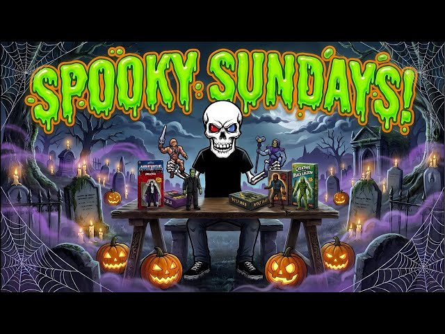 SPOOKY SUNDAYS! Hyperdellic is live with some monstrously awesome action figures!! 🎃👻