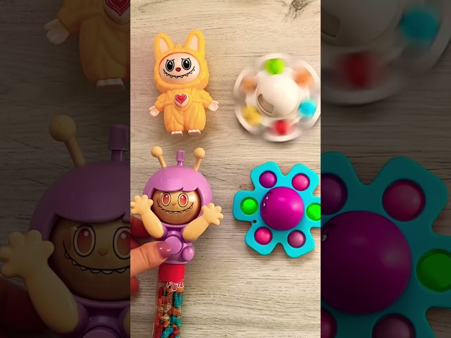Labubu Face Change Toys & SUPER TURBO Color Popits