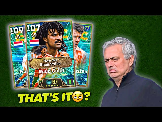 RUUD GULLIT PACK IS A HUGE DISAPPOINTMENT...😮‍💨| Efootball 2027✨