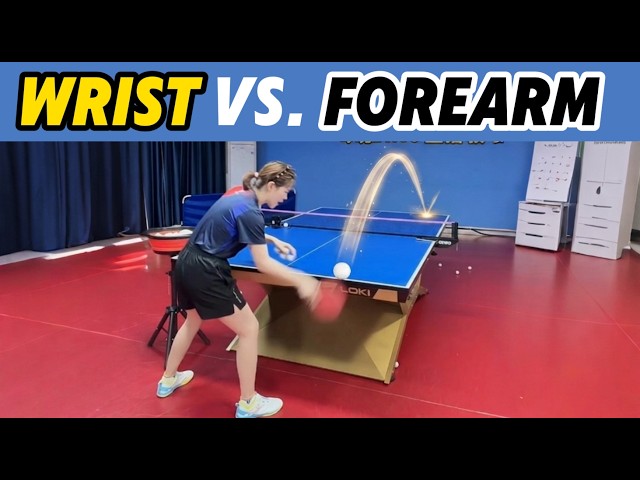 Wrist Power Brush: Mastering the Forehand Backspin Loop