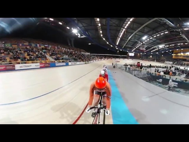 Keirin 360 Woman final - Tissot UCI Wereldbeker Apeldoorn -