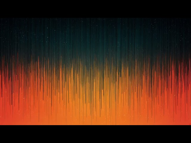 Teal Orange Line Rain Seamless Loop 4K No Copyright