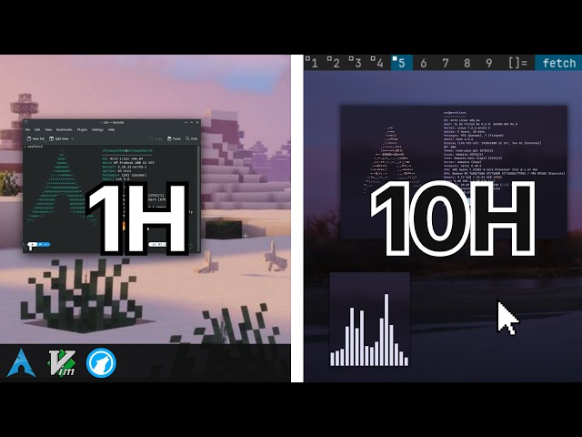 Linux Customization/Ricing in 30 min vs 1 hour vs 10 hours