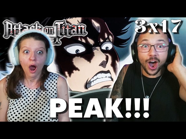 THIS IS PEAK ANIME!!! | ATTACK ON TITAN | REACTION 3x17