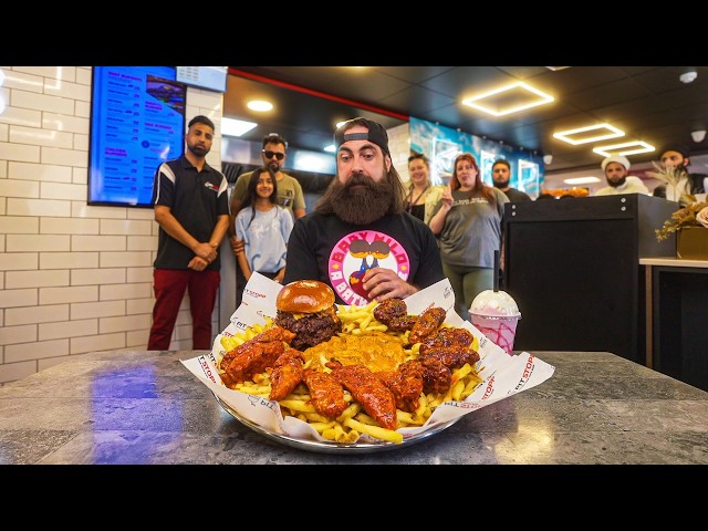 THIS PETROL STATION HAS AN UNBEATEN SPICY FOOD CHALLENGE...IT WAS BRUTAL! | BeardMeatsFood